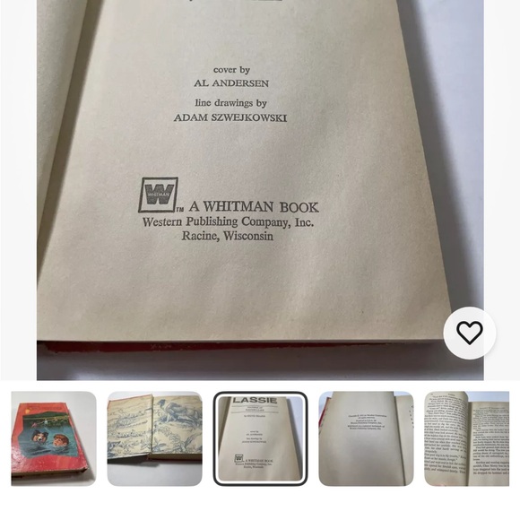 Vintage Lassie Book - Trouble at Panter's Lake paper back - Picture 6 of 6